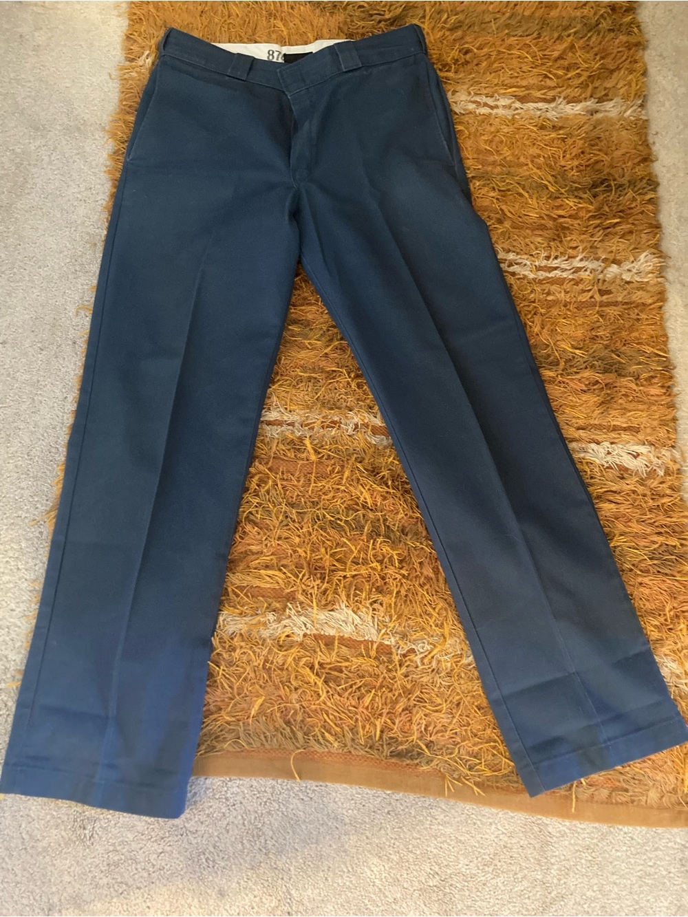 Dickies Men's Dress Pants Air Force Blue color